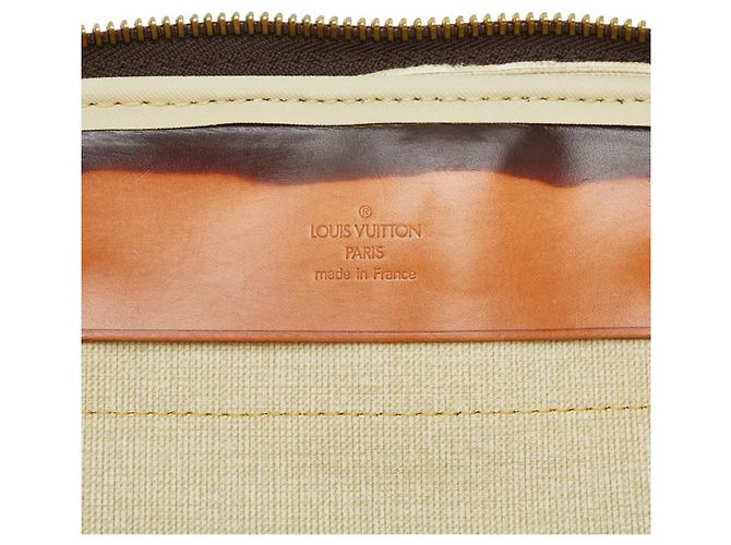 Borsa da viaggio Louis Vuitton Monogram Alizé en Poche Marrone - vista 11