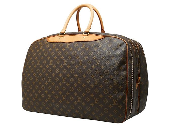 Borsa da viaggio Louis Vuitton Monogram Alizé en Poche Marrone - vista 2