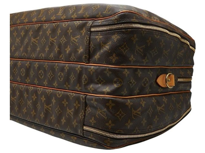 Borsa da viaggio Louis Vuitton Monogram Alizé en Poche Marrone - vista 4