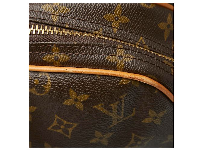Borsa da viaggio Louis Vuitton Monogram Alizé en Poche Marrone - vista 6
