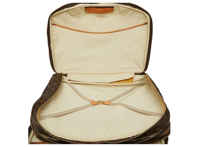 Borsa da viaggio Louis Vuitton Monogram Alizé en Poche Marrone - vista 8