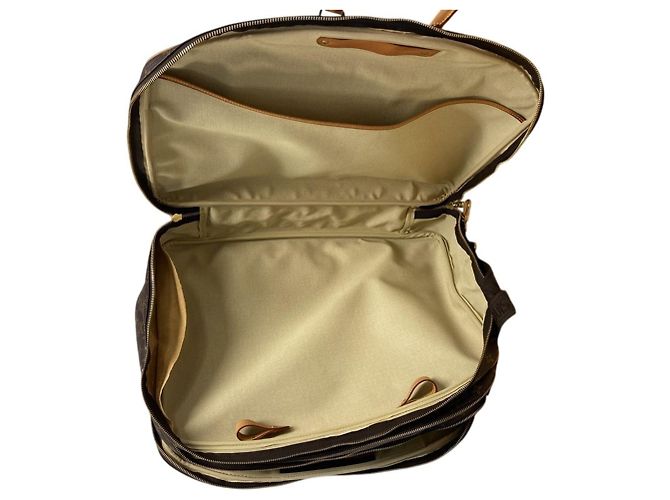 Borsa da viaggio Louis Vuitton Monogram Alizé en Poche Marrone - vista 9
