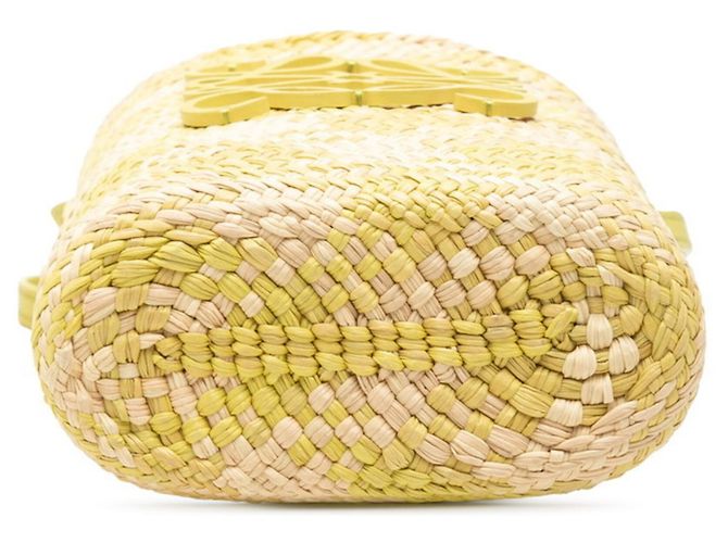 Borsa a tracolla con tasca quadrata Loewe Anagram Verde - vista 3