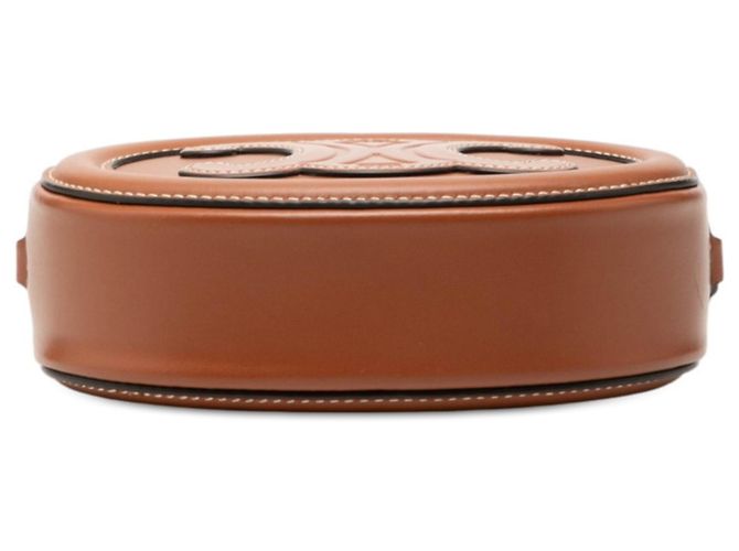 Céline Borsa a tracolla e spalla Celine Triomphe Oval Purse Cuir Marrone - vista 3