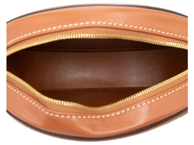 Céline Borsa a tracolla e spalla Celine Triomphe Oval Purse Cuir Marrone - vista 4