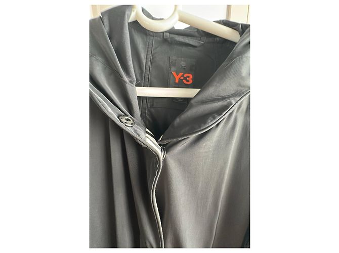Y3 Chaqueta Y-3 negra con capucha Negro - vista 2