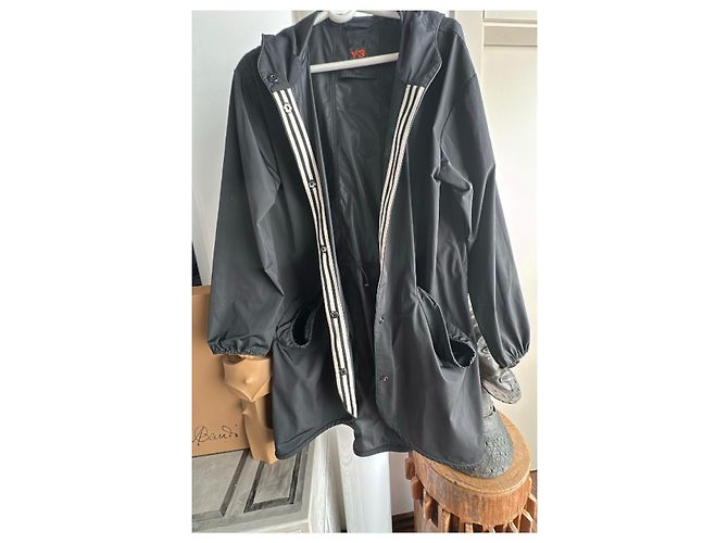 Y3 Chaqueta Y-3 negra con capucha Negro - vista 4