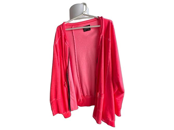 Munthe Plus Simonsen Giacca sportiva PLU rosa fluorescente con zip - vista 2