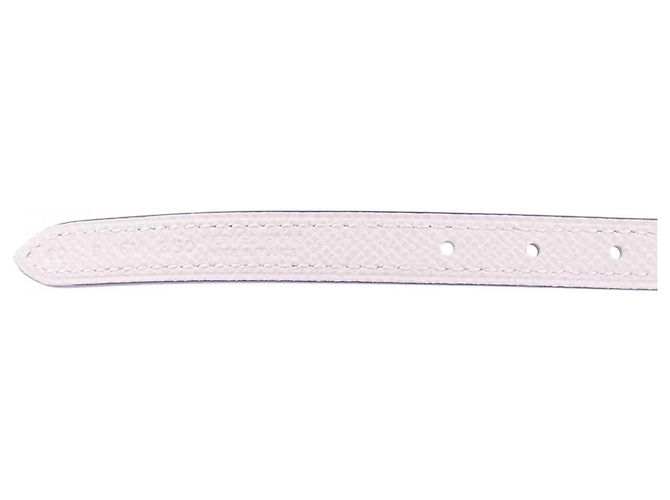 Hermès Cinturón reversible Hermes 13mm Castaño Rosa - vista 4
