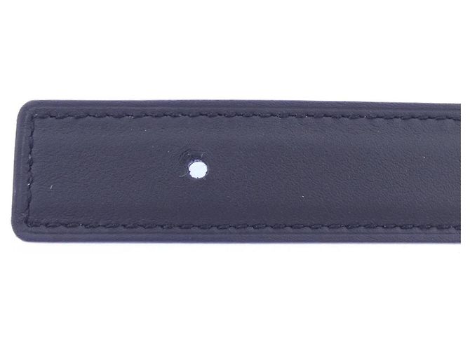 Hermès Cintura reversibile Hermes 24mm Nero Beige - vista 2