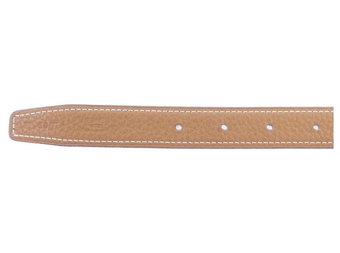 Hermès Cinturón reversible Hermes Mini Constance 24mm Castaño Negro - vista 4