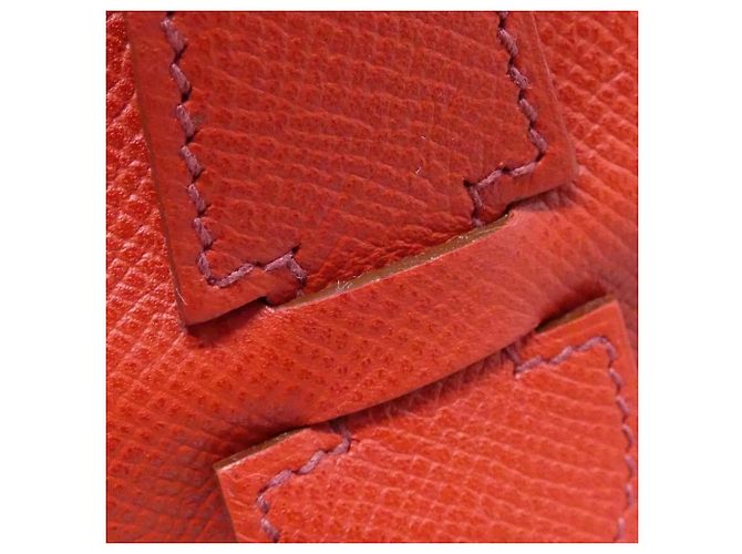 Hermès Borsa a tracolla Hermes Evelyne II GM Rosso - vista 4