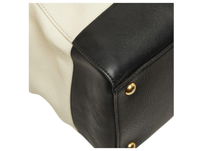 Borsa a spalla 2-Way Fendi Toujours Marrone Nero Bianco Giallo - vista 5