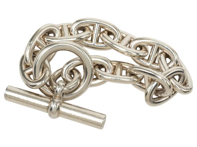 Hermès Bracciale con Charms Hermes Chaine d'Ancre TGM - vista 5
