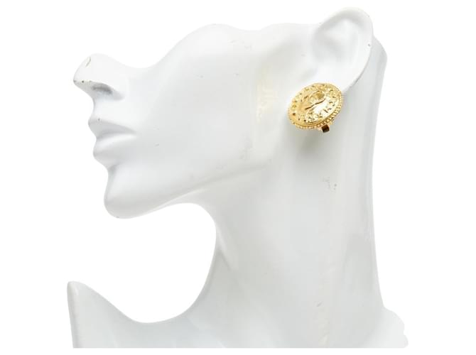 Orecchini rotondi Chanel Coco Mark D'oro - vista 5