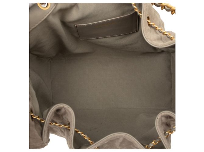 Borsa a tracolla Chanel Coco Mark 25 Medium con catena Beige - vista 4