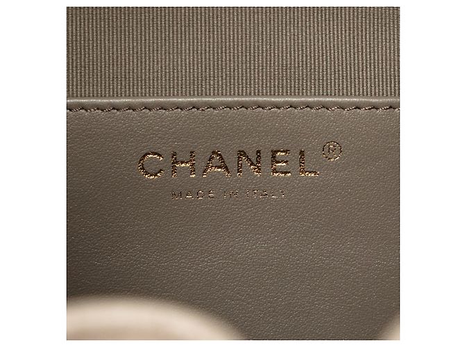 Borsa a tracolla Chanel Coco Mark 25 Medium con catena Beige - vista 5