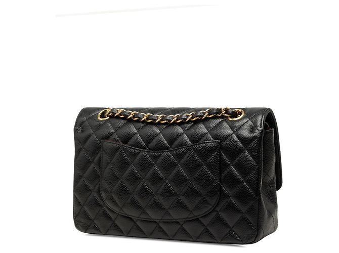 Borsa a tracolla Chanel Coco Mark Matelassé Double Flap con catena Nero - vista 2