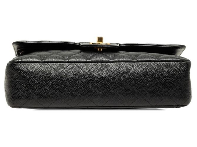 Borsa a tracolla Chanel Coco Mark Matelassé Double Flap con catena Nero - vista 3