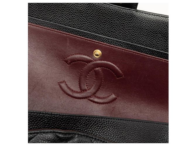 Borsa a tracolla Chanel Coco Mark Matelassé Double Flap con catena Nero - vista 5