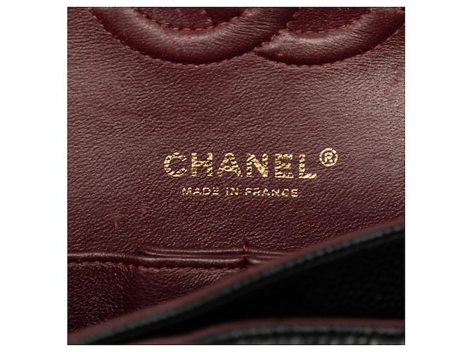 Borsa a tracolla Chanel Coco Mark Matelassé Double Flap con catena Nero - vista 6