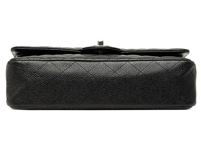 Borsa a tracolla Chanel Matelassé Double Flap Nero - vista 3