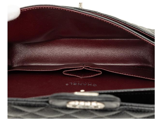 Borsa a tracolla Chanel Matelassé Double Flap Nero - vista 4