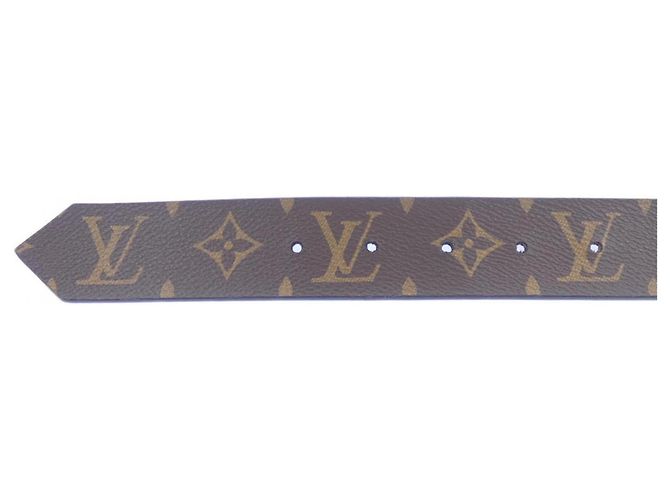 Louis Vuitton M0315 Standard Gürtel Braun Schwarz - Ansicht 4