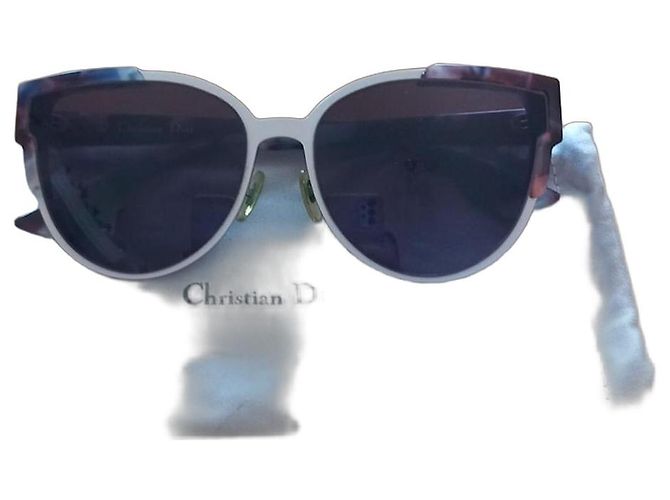 Gafas de sol Christian Dior Wildly Dior Blanco Azul Púrpura - vista 2
