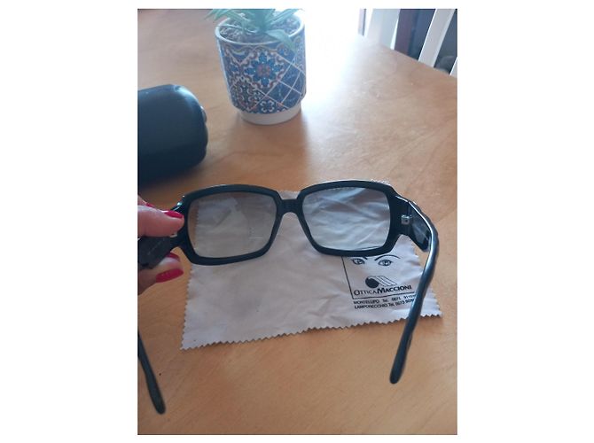 Occhiali da sole Chanel neri Nero - vista 3