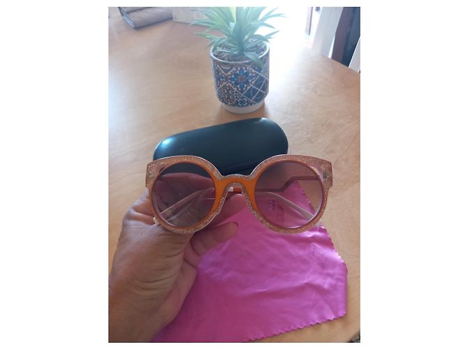 Gafas de sol Fendi FF 0137/S Rosa Naranja Metálico - vista 2
