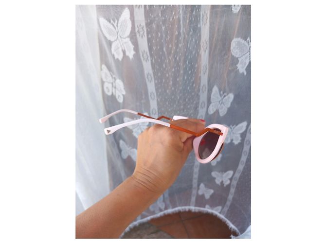 Gafas de sol Fendi FF 0137/S Rosa Naranja Metálico - vista 8
