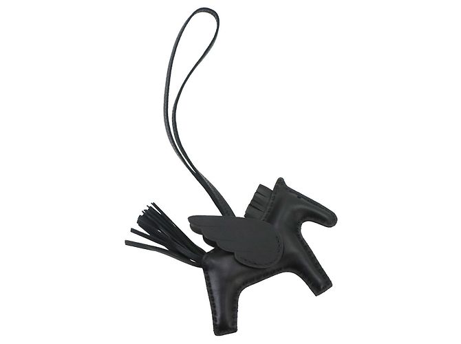 Hermès Hermes HERMES So Black Rodeo Pegasus PM Handbag Charm Negro - vista 3