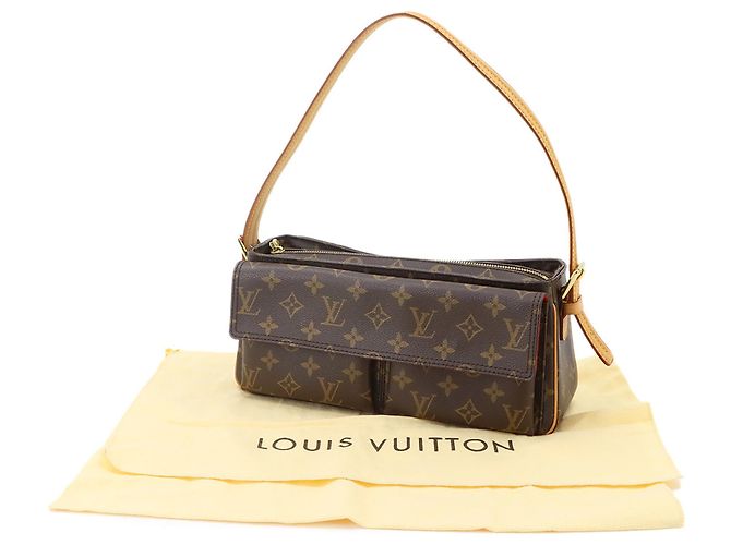 Borsa a tracolla Louis Vuitton Viva Cite MM Monogram Marrone Monogramma - vista 2