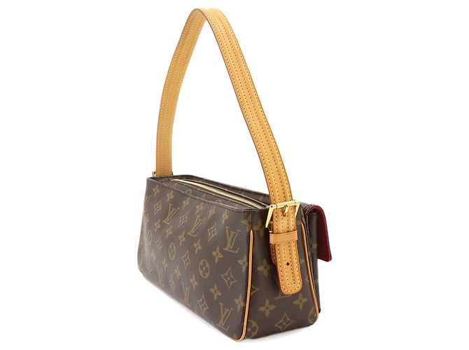 Borsa a tracolla Louis Vuitton Viva Cite MM Monogram Marrone Monogramma - vista 4