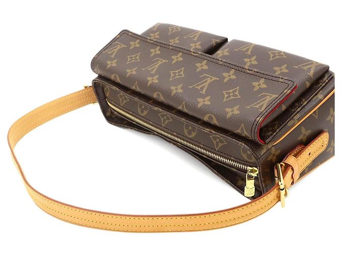 Borsa a tracolla Louis Vuitton Viva Cite MM Monogram Marrone Monogramma - vista 6