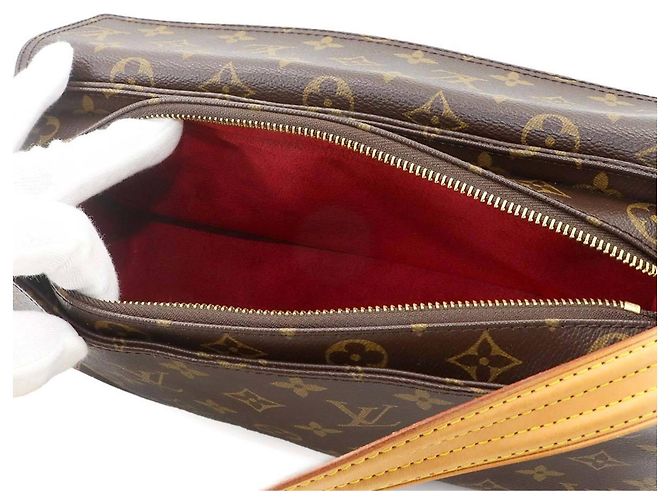 Borsa a tracolla Louis Vuitton Viva Cite MM Monogram Marrone Monogramma - vista 7