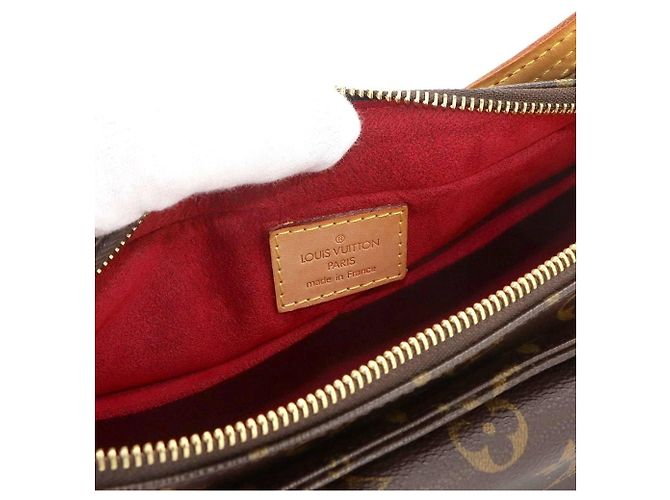 Borsa a tracolla Louis Vuitton Viva Cite MM Monogram Marrone Monogramma - vista 8