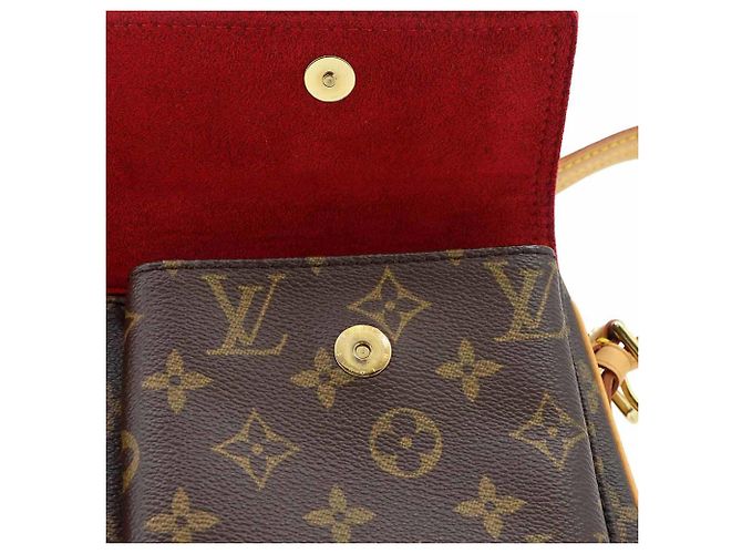 Borsa a tracolla Louis Vuitton Viva Cite MM Monogram Marrone Monogramma - vista 9