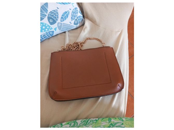 Borsa a tracolla Lauren Ralph Lauren in pelle marrone - vista 4
