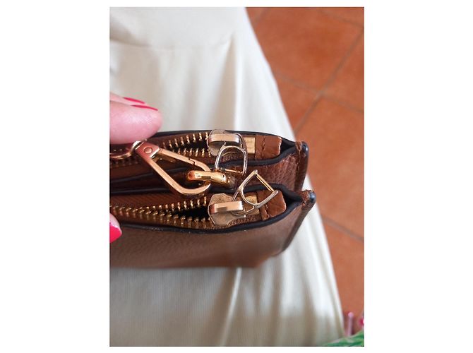 Borsa a tracolla Lauren Ralph Lauren in pelle marrone - vista 6