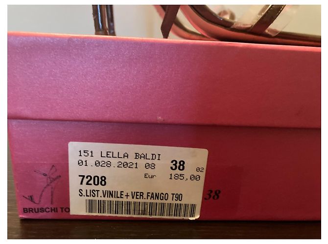 Autre Marque Sandali marroni con tacco alto Lella Baldi Marrone - vista 12