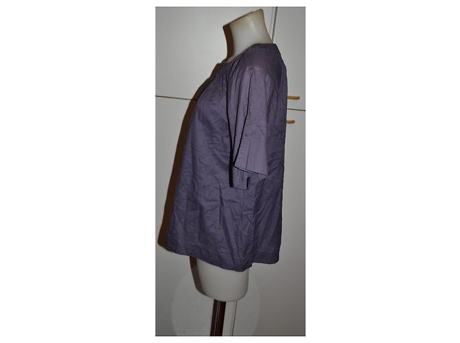 Blusa See By Chloé Violeta de Algodón Púrpura - vista 2