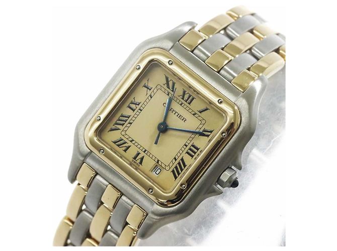Cartier Panthère MM 3-Row Date Two-Tone Uhr - Ansicht 7