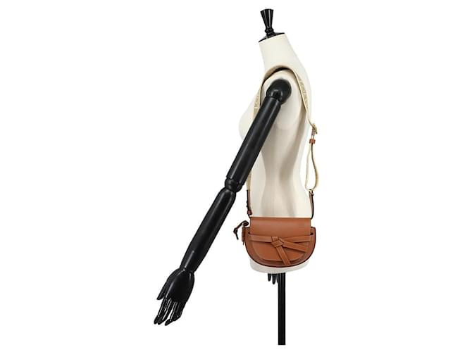 Borsa a tracolla Loewe Mini Gate Dual Marrone - vista 10