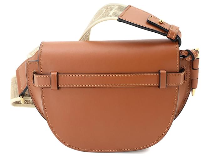 Borsa a tracolla Loewe Mini Gate Dual Marrone - vista 2