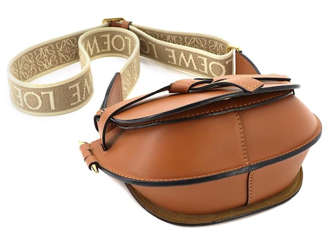 Borsa a tracolla Loewe Mini Gate Dual Marrone - vista 4