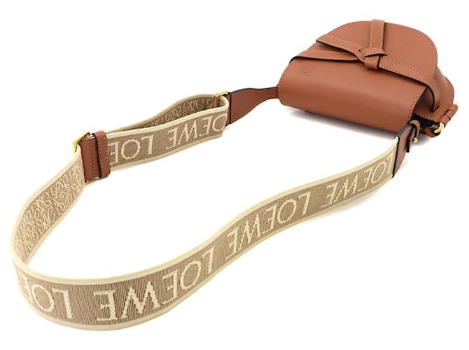 Borsa a tracolla Loewe Mini Gate Dual Marrone - vista 5