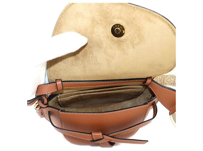 Borsa a tracolla Loewe Mini Gate Dual Marrone - vista 6