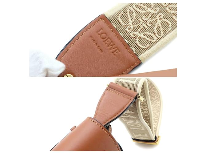Borsa a tracolla Loewe Mini Gate Dual Marrone - vista 9